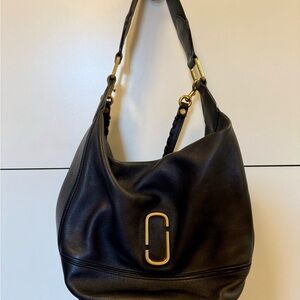 Black Leather Shoulder Bag